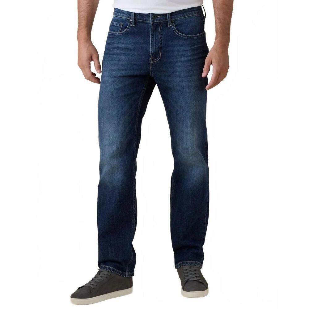 NEW FLAGS & ANTHEM everette nashville straight jeans in medium wash